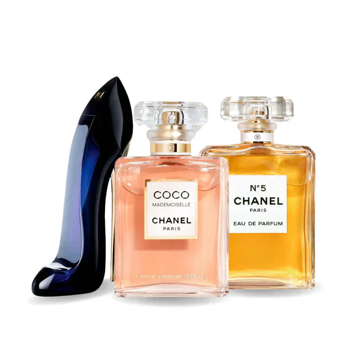 Box mit 3 Parfums: GOOD GIRL, COCO MADEMOISELLE & Chanel Nº5 100 ml